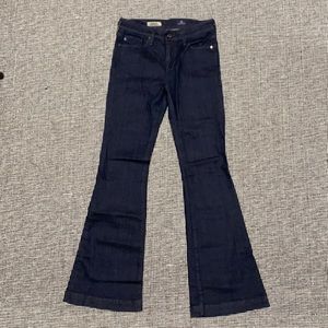 AG “the Janis” Petite High Rise Flare Jean
